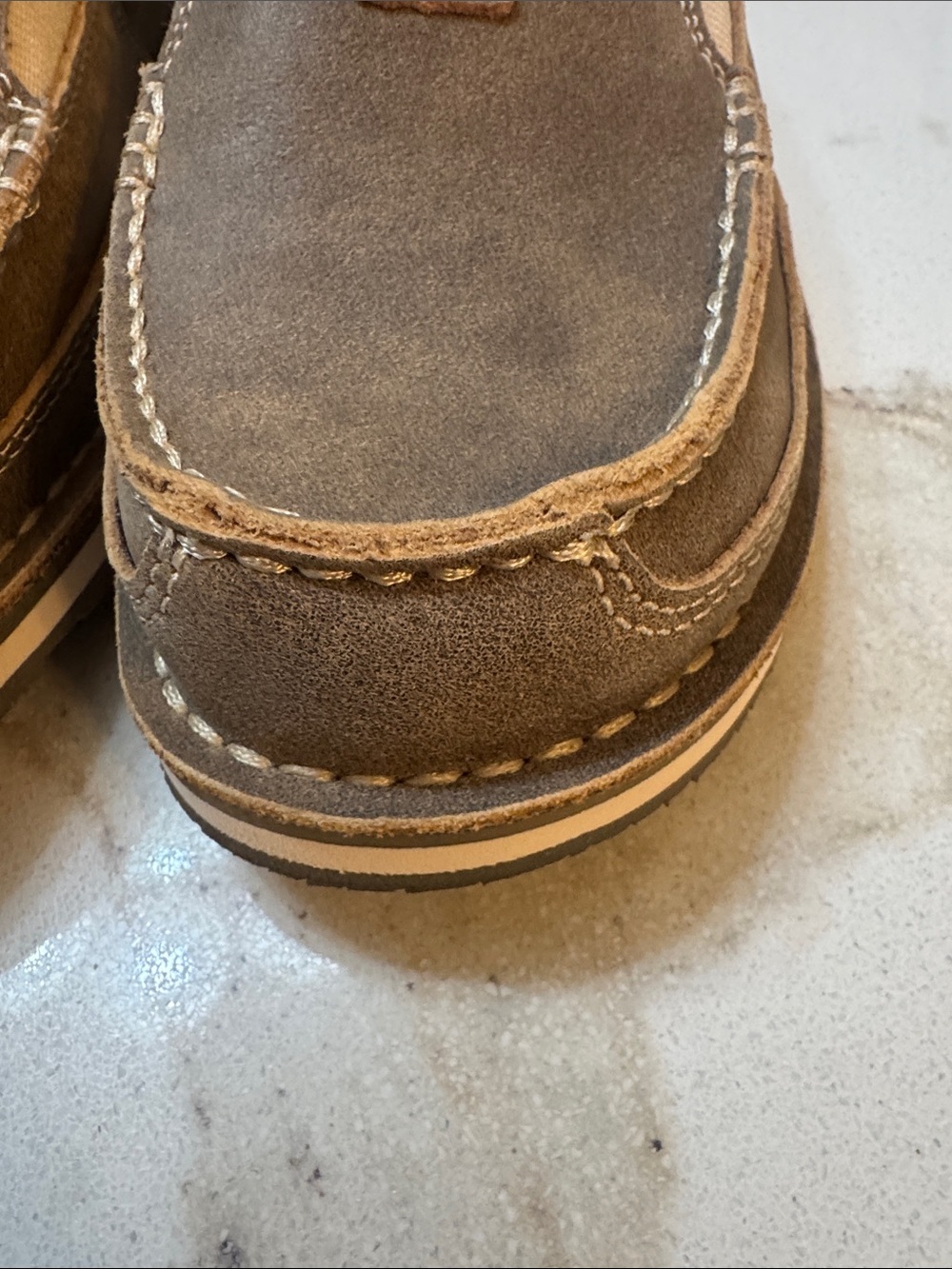 Ariat Brown Suede Slip-On Loafers for women - Picture 3 of 7